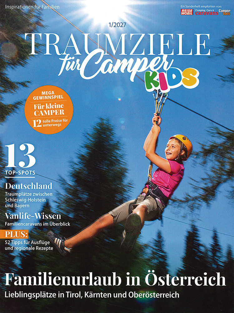 Traumziele für Camper Kids