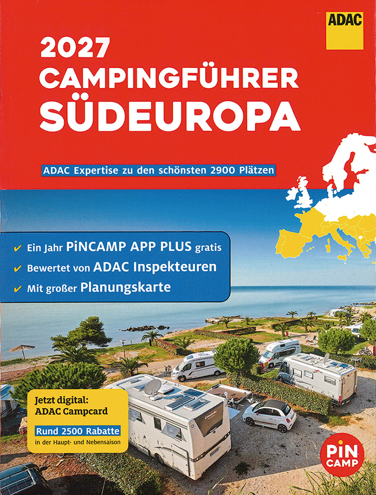 ADAC CAMPINGFÜHRER SÜDEUROPA 2027